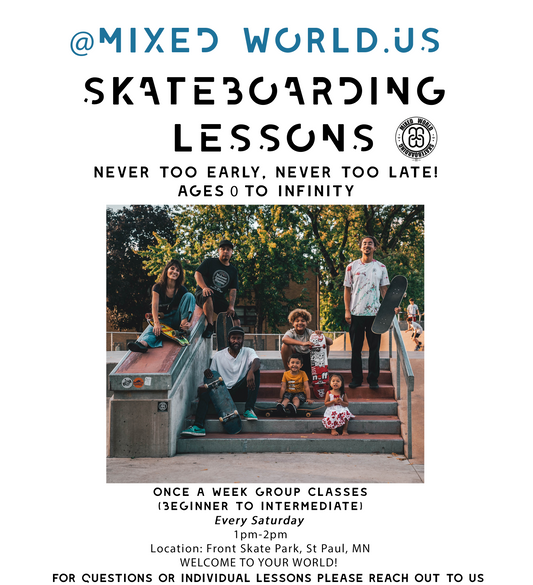 Skateboard Lessons 🎓 Mixed World.US